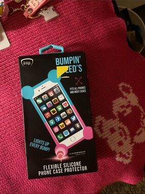 h.i.p. Bumpin' LED Flexible Silicone Phone Case Protector - Pink & Blue